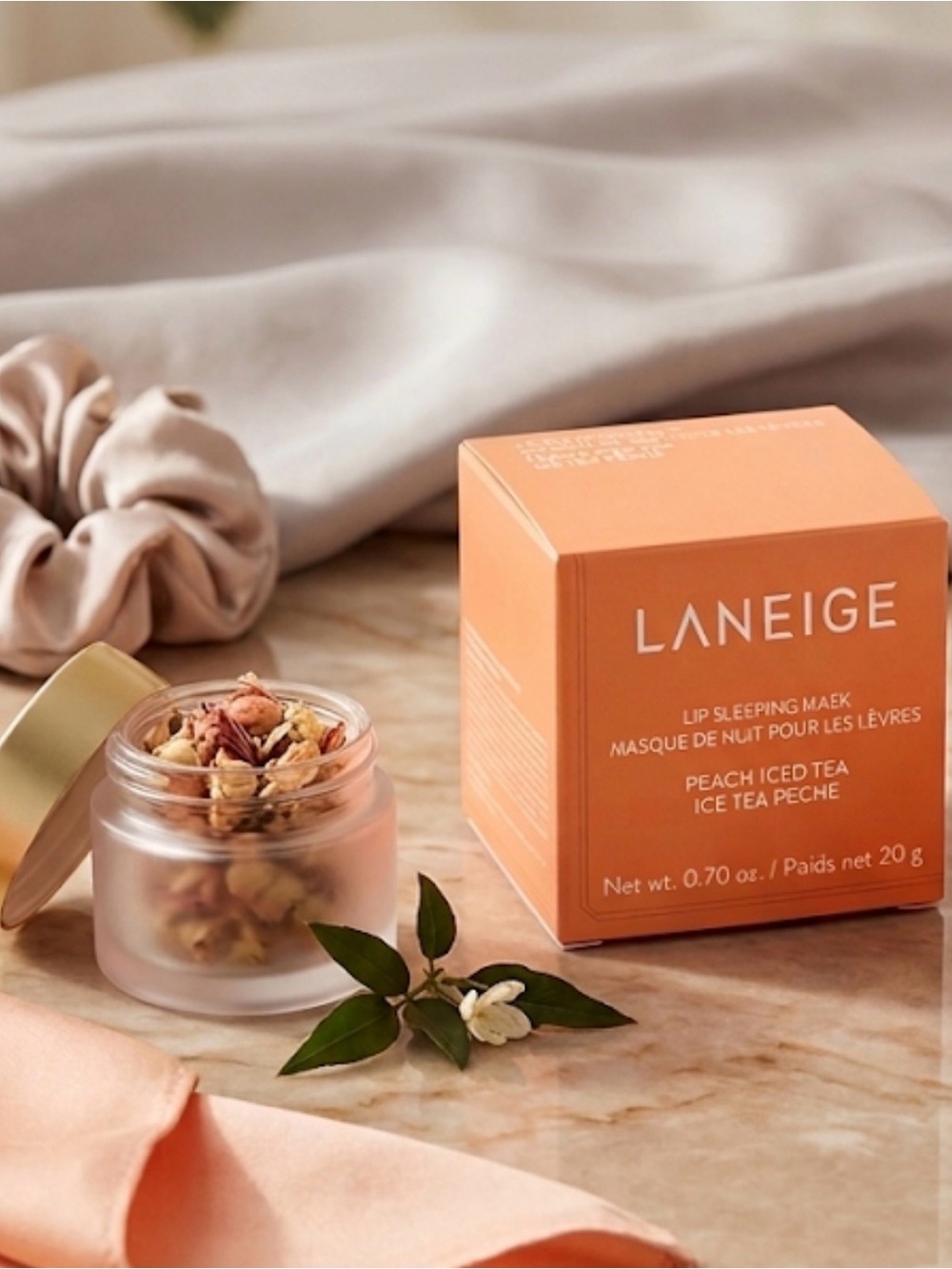 LANEIGE Peach Iced Tea Lip Sleeping Mask - NIB